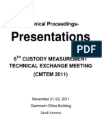 CMTEM2011 Presentations