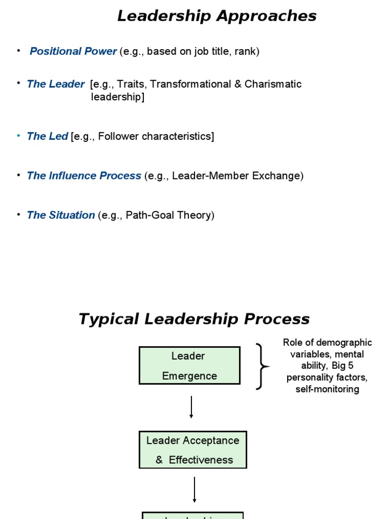 Positional Power: - (E.g., Based On Job Title, Rank) - (E.g., Traits ...