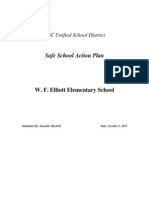 elliott safe school action plan 2013-2014
