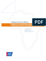 Tobacco Use In Africa; Tobacco Control Through Prevention 