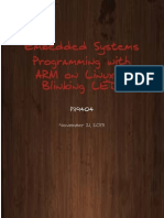 Embedded Systems Programming with ARM on Linux - Blinking LED