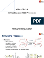 3.4 Simulating Business Processes