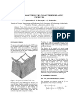 Prediction of The Buckling of Thermoplastic Products: J. L. Spoormaker, I. D. Skrypnyk, A. J. Heidweiller