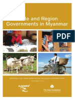 State and Region Governments in Myanmar CESD TAF