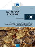 Financial Assistance Program for the Recapitalization of Financial Institutions in Spain. Fourth Review – Autumn 2013.