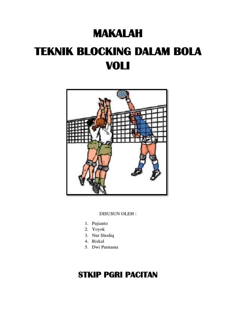 Cover Makalah Bola Voli