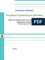 University of Nairobi: The School of Computing and Informatics
