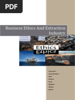 Ethics Extraction Industry Group 5 Section A