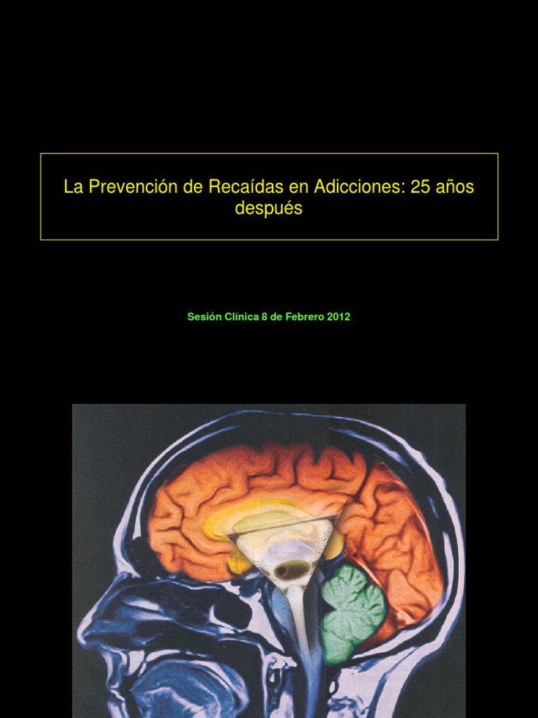 La Prevención de Recaídas en Adicciones2 | PDF | Despachador de drogas ...