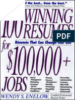 100 Winning Resumes for $100,000+ Jobs