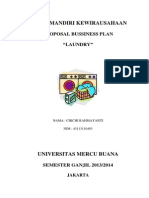 Tugas Proposal Bisnis Plan - Chichi Baru