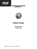 Peace Corps Strategic Plan 2014 - 2018 Draft for Comment to Dec 2013  |    11/8/2013