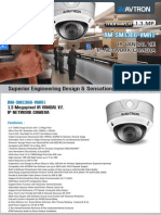 Avtron IR Vandal Varifocal IP Network Dome Camera Am Sm1366 Vmr1 PDF
