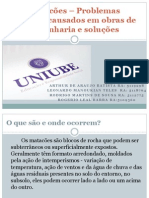 Matacões - Problemas Técnicos Causados em Obras de