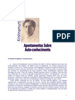 Jiddu Krishnamurti - Auto-Conhecimento