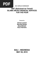 Download BMT - Islamic Microfinancial Services for the Poor by BabarKalam SN186013286 doc pdf