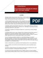 423 - Strategija I Politika Razvoja Industrije Republike Srbije Od 2011. Do 2020.