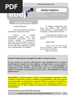 Resultado GEAGU Subjetiva - Rodada 2012.34 (Ata)