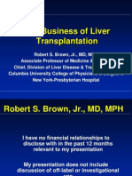 The Business of Liver Transplantation
