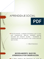 Aprendizaje Social - Bandura