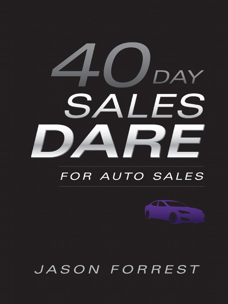 40 Day Sales Dare For Auto Sales | PDF