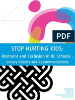 Stop Hurting Kids: Restraint and Seclusion in BC Schools 