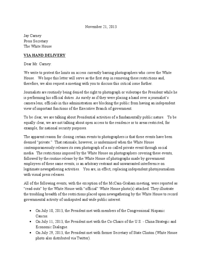 WH Photo Letter | PDF