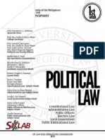 UP Bar Reviewer 2013 - Political Law