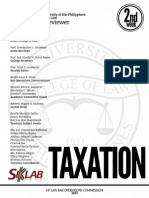 UP Bar Reviewer 2013 - Taxation