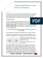 Potencial Espontaneo y Lineas Equipotenciales