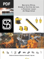 Barreira Optica Grade e Cortina de Luz e Scanner Laser