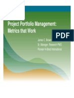 Project Portfolio Management March 2011