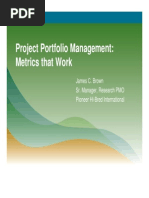 Project Portfolio Management March 2011