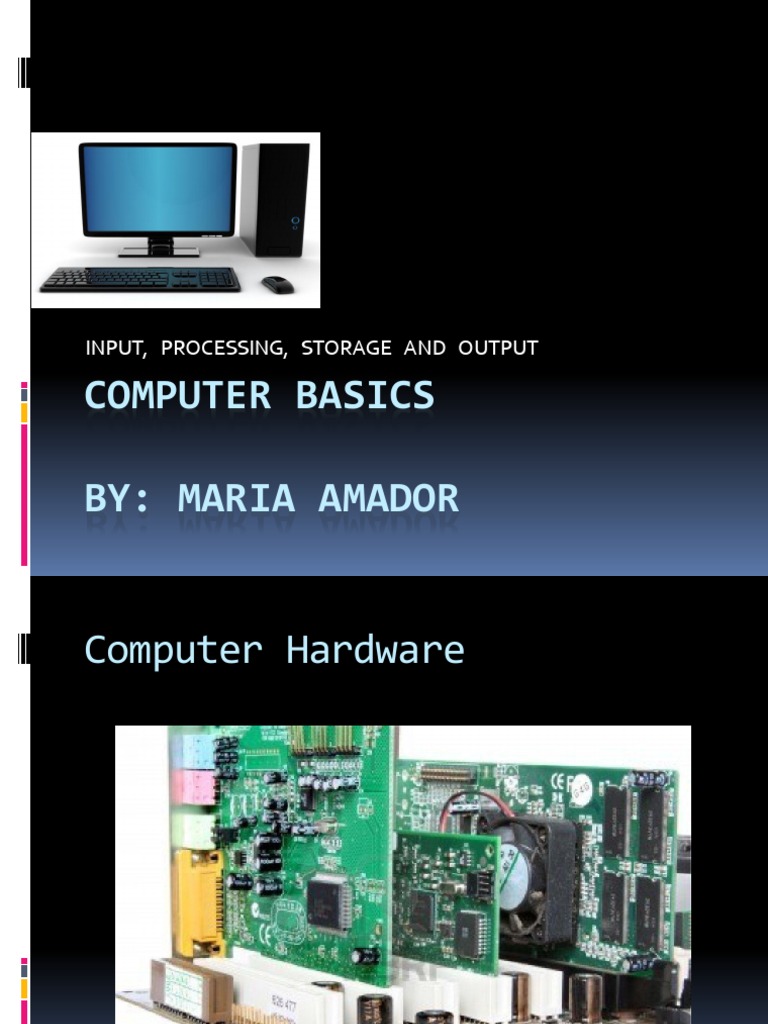Computer Basics for Beginners | PDF