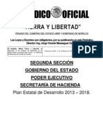 PED Morelos 2013 - 2018