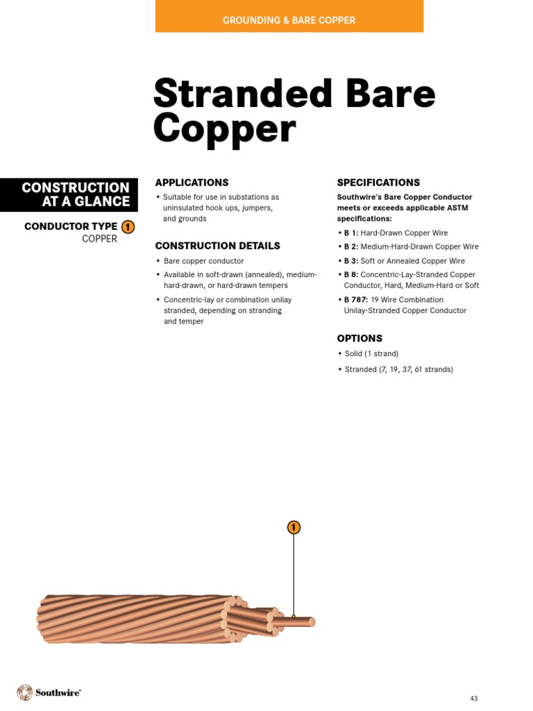 SouthWire Cu Ampacity | PDF | Electrical Conductor | Copper