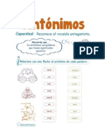 Clase 5 - Guía de Antónimos