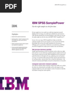 Ibm Spss Samplepower: Get The Right Sample Size The First Time