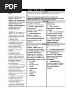 SPAR Lesson on Argumentative Writing | PDF | Lesson Plan | Argument
