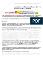 Orizzontescuola.it-tFA Speciali Decreto Pubblicato in Gazzetta Ufficiale Entra in Vigore Il 19 Luglio Percorsi Fino Alla