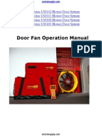 Retrotec US3112 US 3112 Blower Door Air Leakage Test System