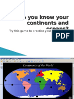 Do You Know Your Continents and Oceans? Try This Game