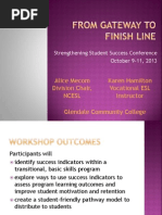 From Gateway To Finish Line