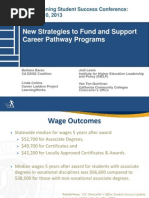 New Strategies To Fund and Support Career Pathway Programs
