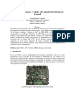 Plataforma FPGA para El Diseño y Evaluación de Sistemas de Control