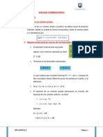 Informe Analisis Combinatorios!