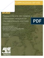 RM-070 Fragmentación Del Hábitat y Corredores Biológicos Una Bibliografía Anotada PDF