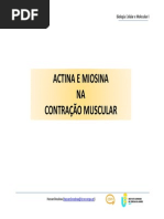 05. Actina e Miosina na Contração Muscular