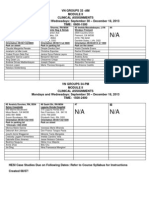 VN 33 - 34 - Module II Clinical Schedule (2) - FINAL Reno Ellis