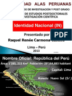 Identidad Nacional Peru